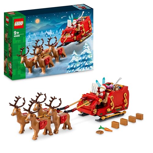 LEGO Santa's Sleigh - Building Toys for Kids, Boys ⁘ Girls, Ages 9+ - Indoor Christmas Decorations...