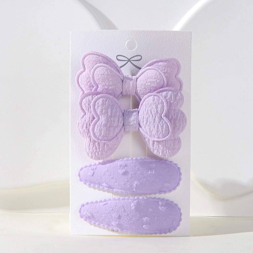 Purple Hair Bows for Women