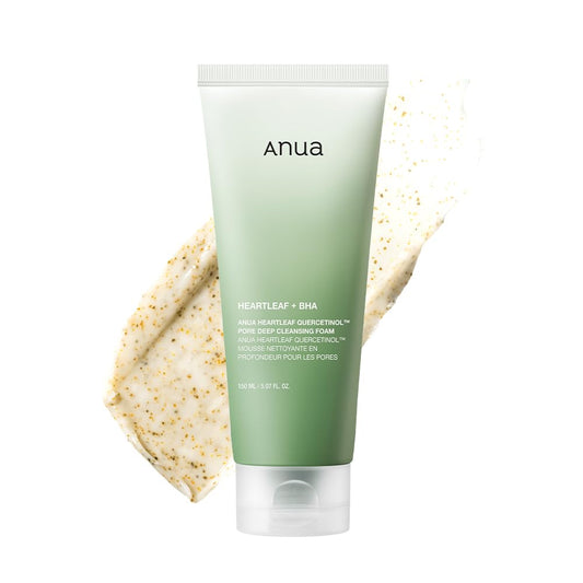 Advanced Facial Cleanser with Quercetinol and Hyaluronic Acid for Deep Cleansing.