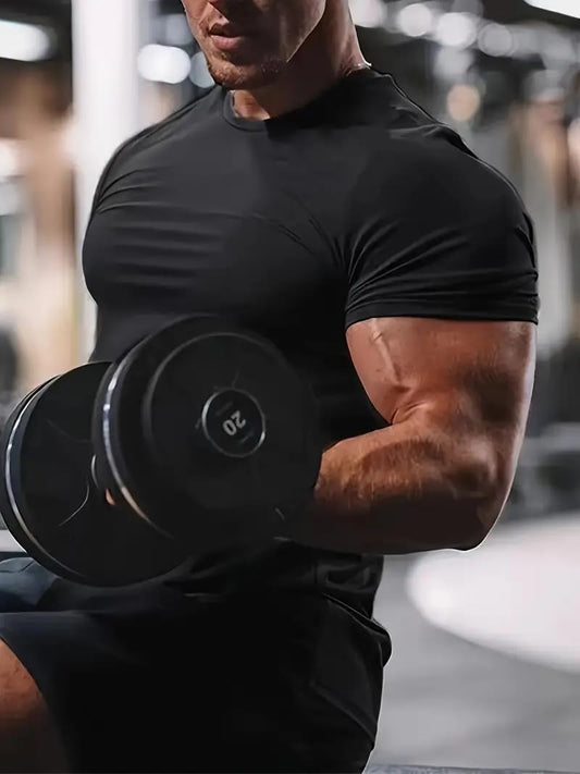 Men's Quick Dry Compression Gym Shirts