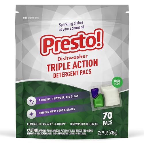 Presto! Triple Action Dishwasher Pacs Review
