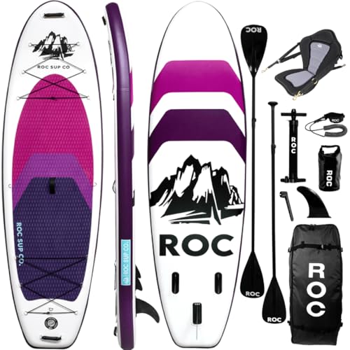 Roc Inflatable Stand Up Paddle Board 10'6 with Premium Accessories Review
