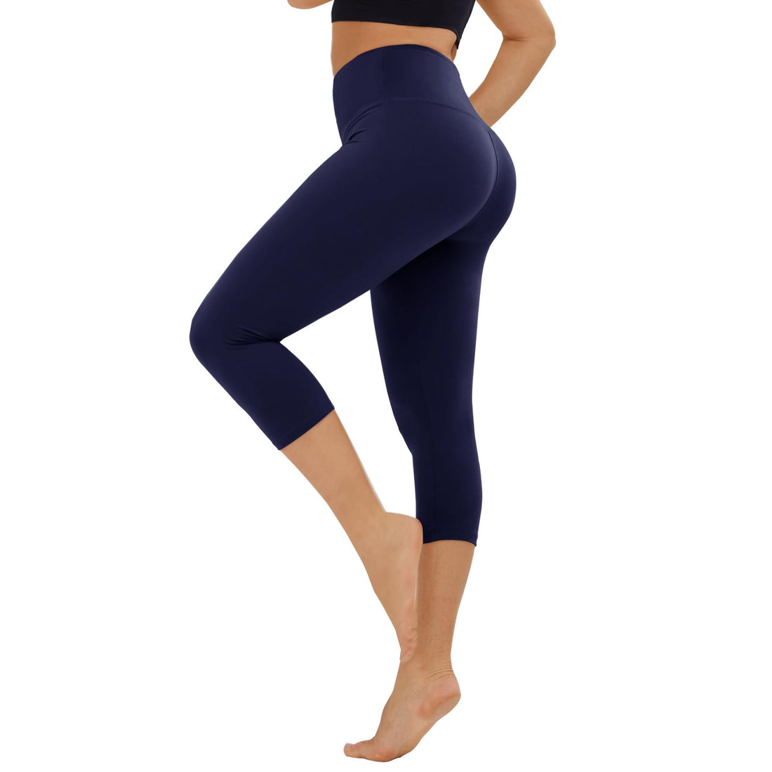 High Waisted Leggings for Women - Tummy Control Yoga Pants with Pockets