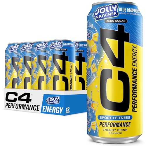 Revitalizing Energy Drink for High-Intensity Workouts - Blue Raspberry Flavor.