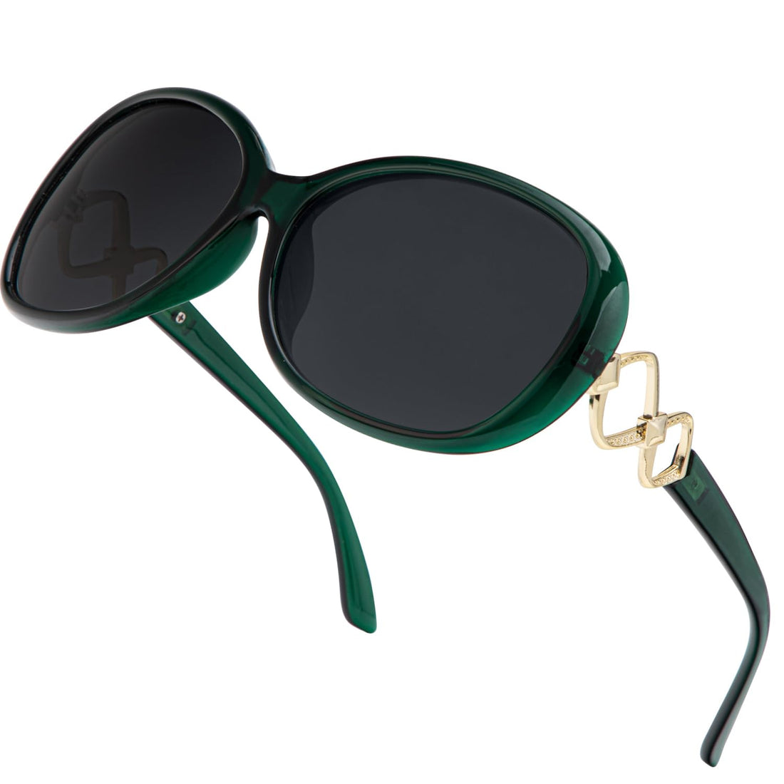 Polarized Sunglasses for Women - Jackie O Style Oversized Shades for Beach