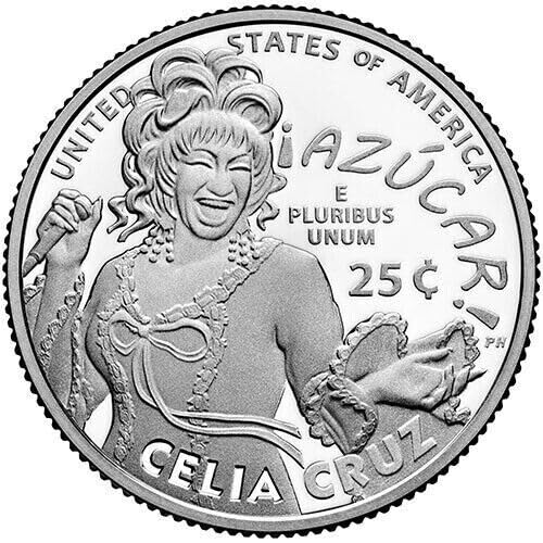 2024 S 2024 S Clad Proof American Women Quarter Celia Cruz Quarter US Mint Proof.