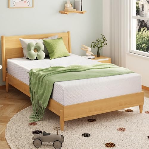 EGOHOME 8 Inch Twin Mattress with Memory Foam and Cooling Gel