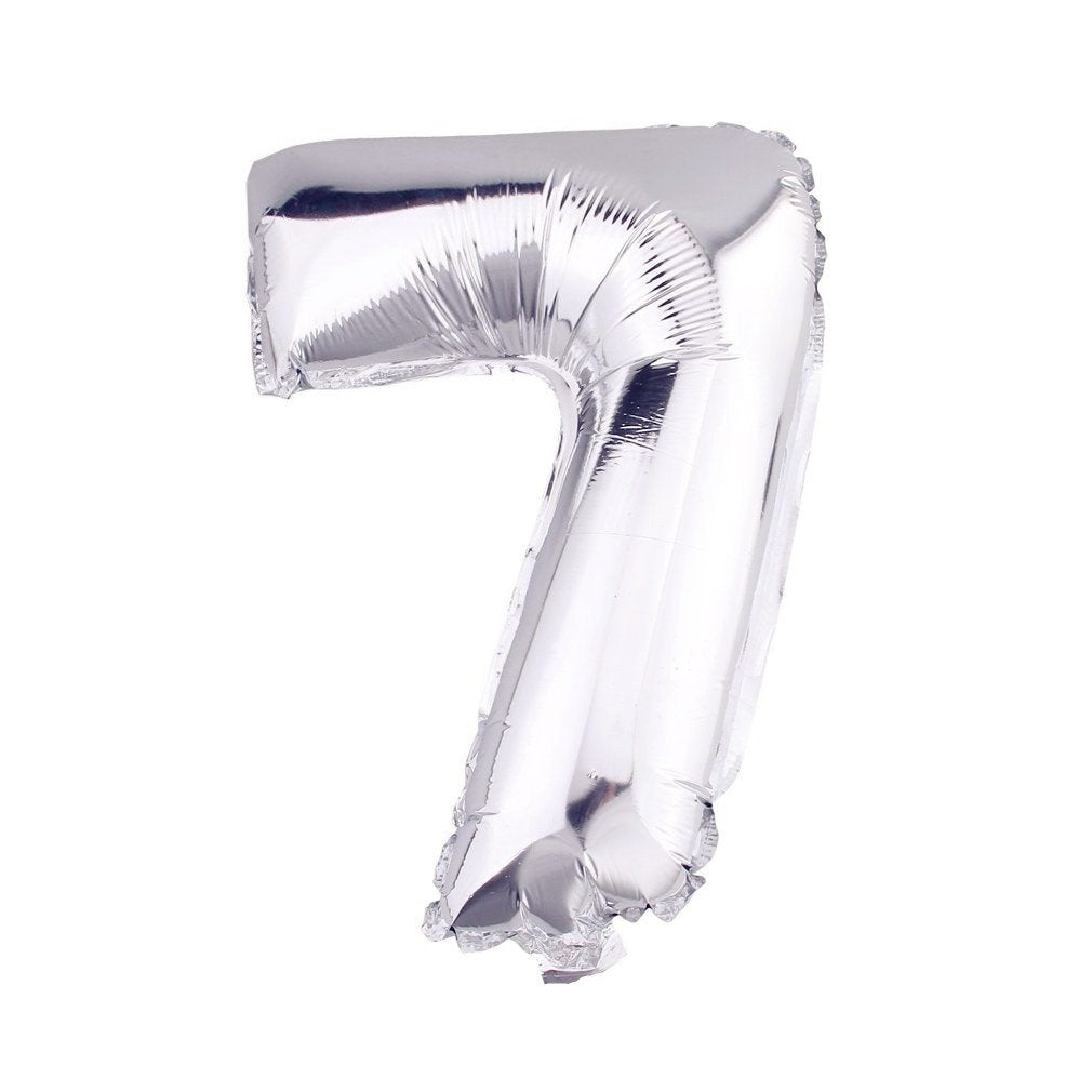 Silver Foil Balloons for Party Decor