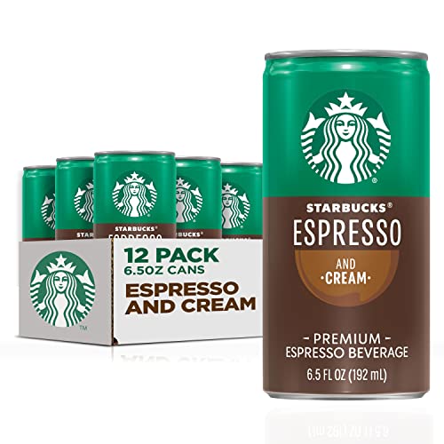 Starbucks RTD Espresso and Cream Cans, Multi-Flavor, 12-Pack Varies