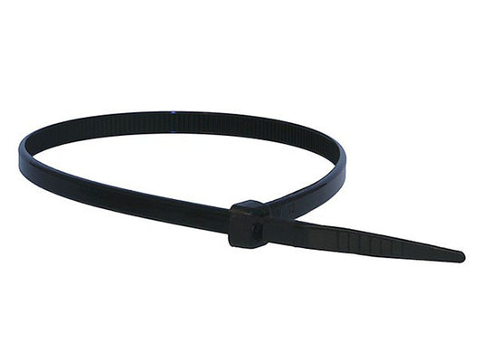 Monoprice Cable Tie 11 inch 50LBS, 100pcs/Pack - Black.