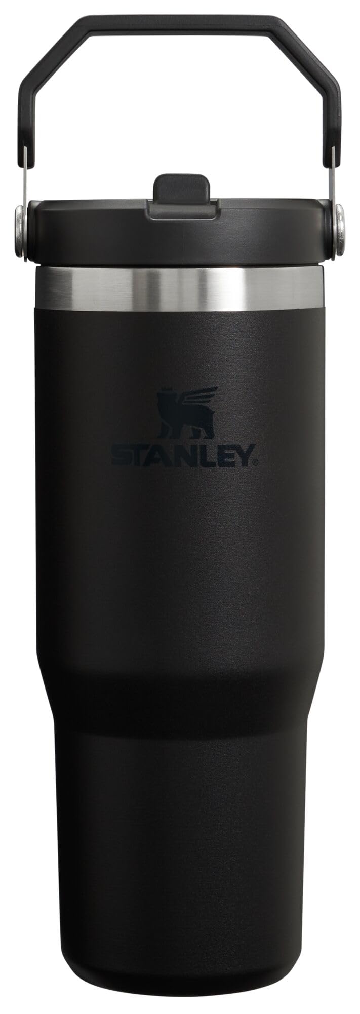 Vacuum Insulated Stainless Steel Tumbler with Straw and Leak-Proof Design.