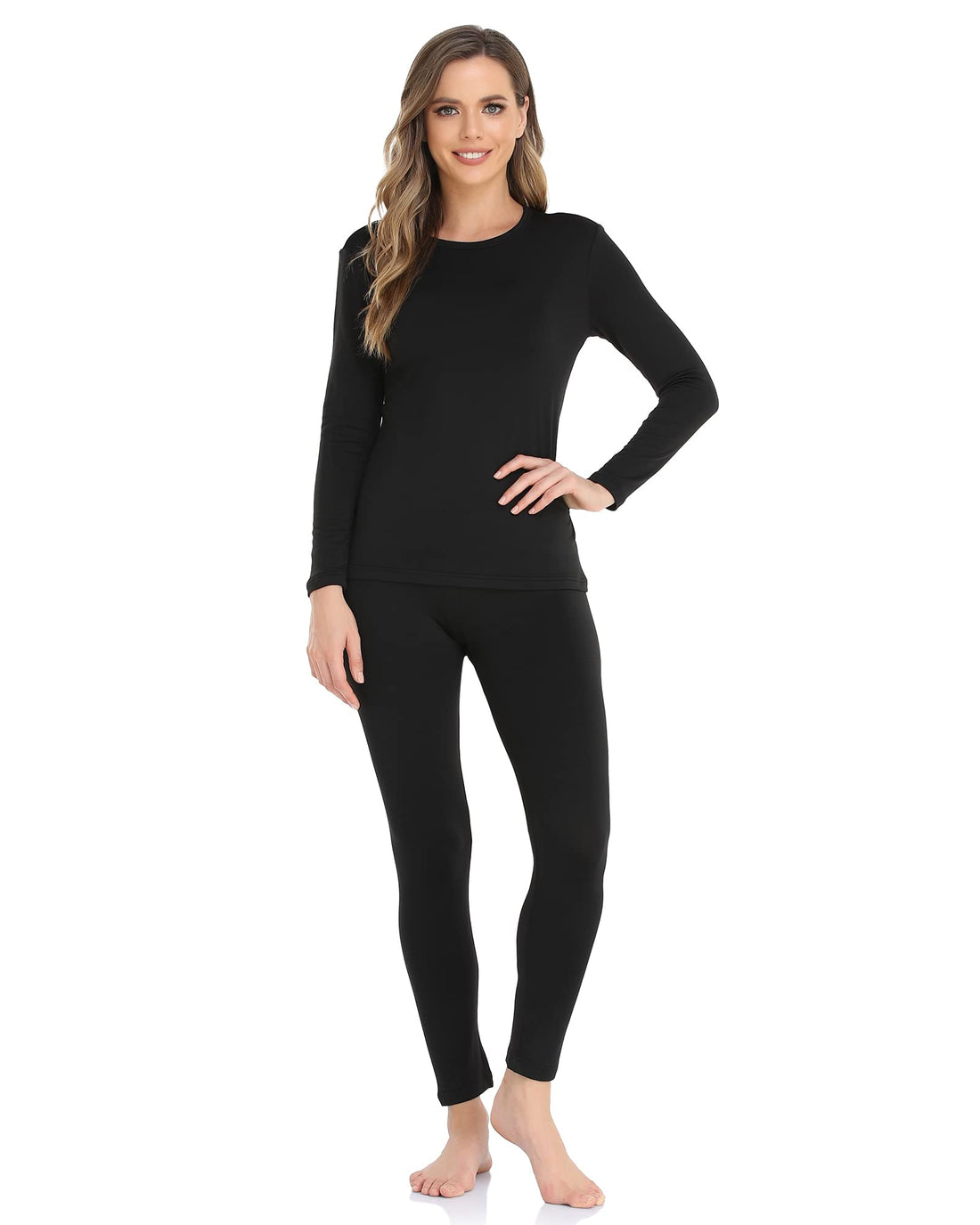 Warm and Comfortable Thermal Base Layer Top and Bottom Suits.