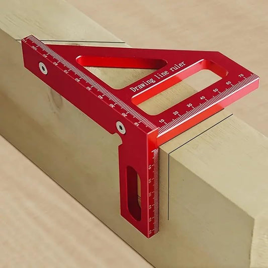 Aluminum Miter Triangle Ruler for Woodworking Measurements