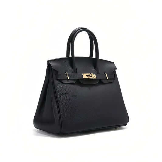 High-quality genuine leather tote bag for women, perfect commuter essentials.