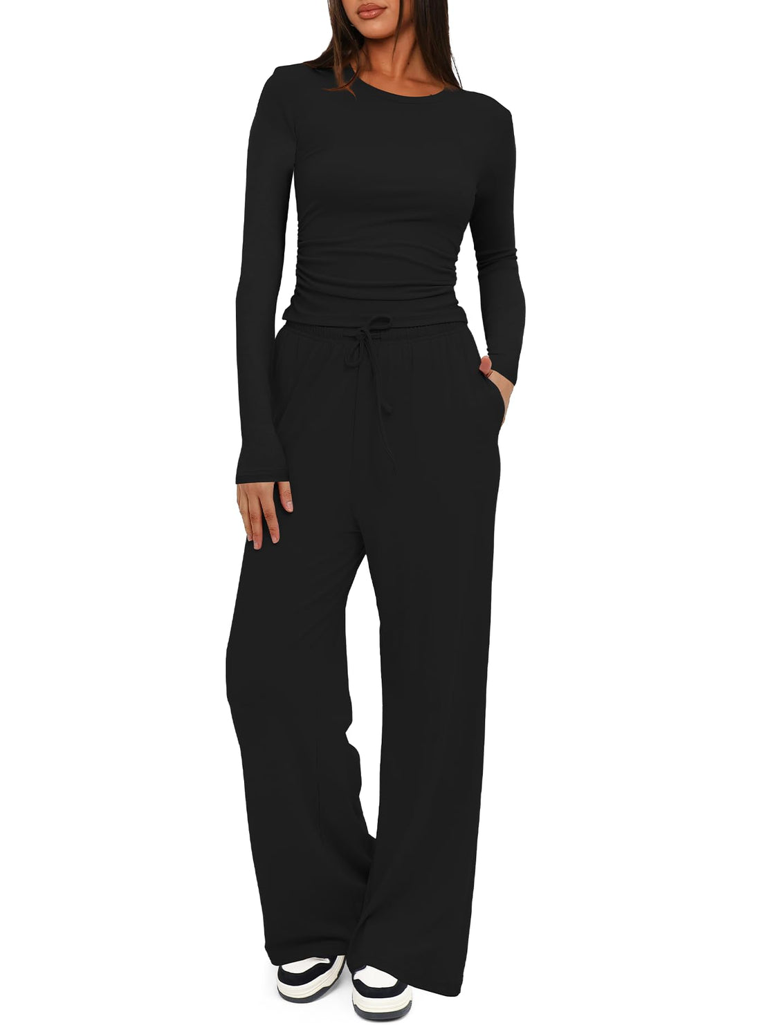 Knockout Comfort: Chic 2-Piece Tracksuit for Fall's Cozy Nights