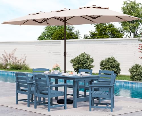 Large Patio Dining Sets with Umbrella
