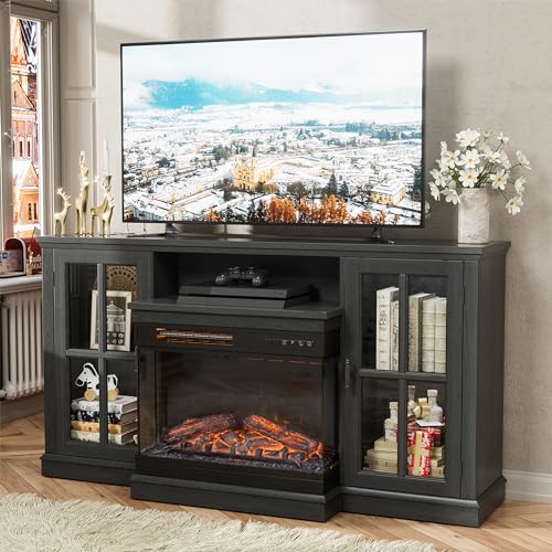 A 3-Sided Glass Media Console