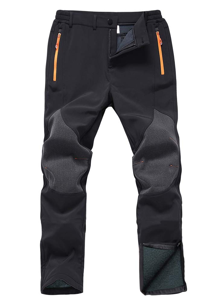 Premium Waterproof Snowboard Pants for Men, Fleece Lined Outdoor Adventure Gear.