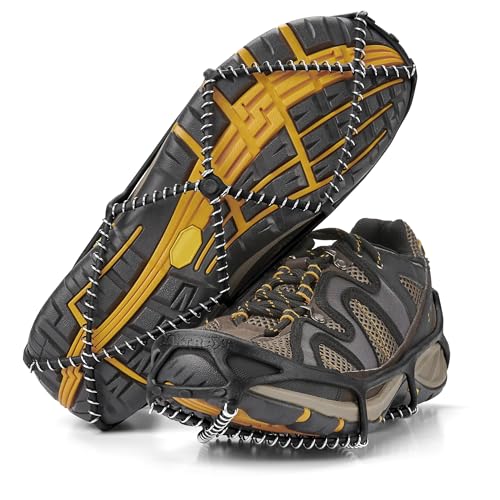 Yaktrax Winter Traction Cleats for Snow, Ice, and Multipurpose Surfaces.