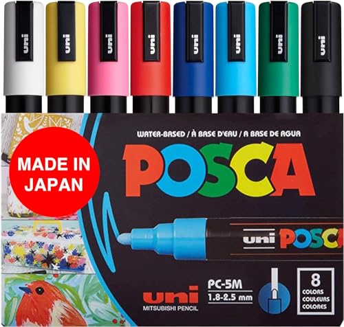 Vibrant 8-Color Paint Marker Set for Artistic Expressions Unleash Creativity.