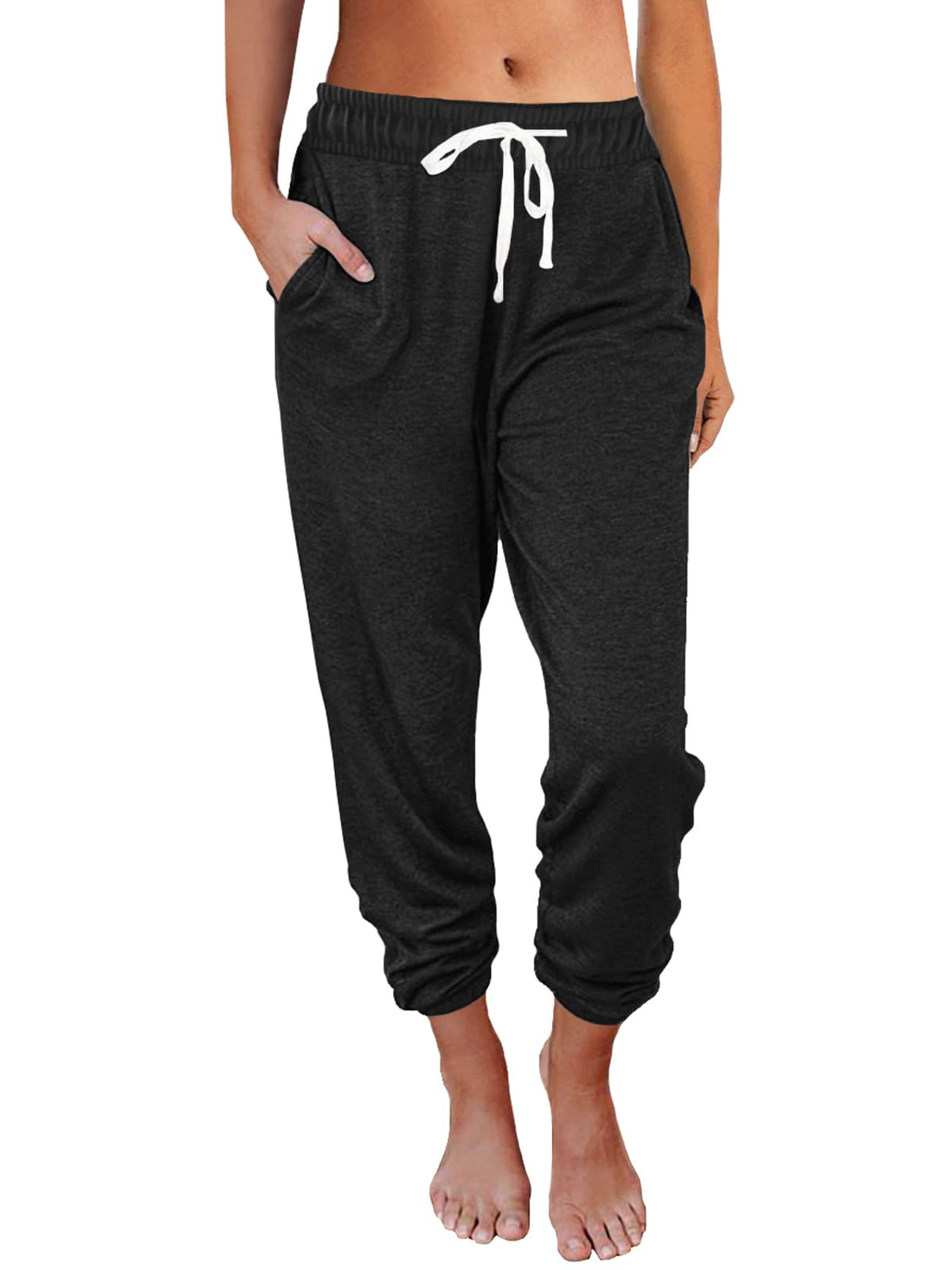 s High-Waisted Sweatpants with Pockets for Yoga Travel