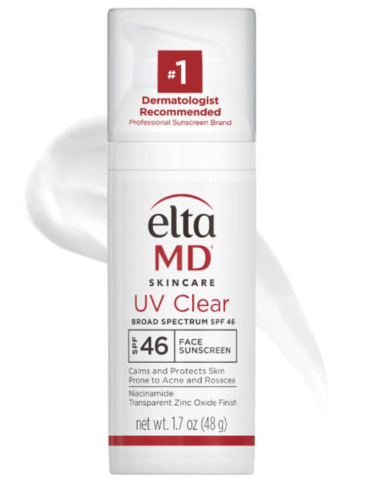 EltaMD UV Clear Face Sunscreen SPF 46, Oil Free Sunscreen with Zinc Oxide, Dermatologist ...