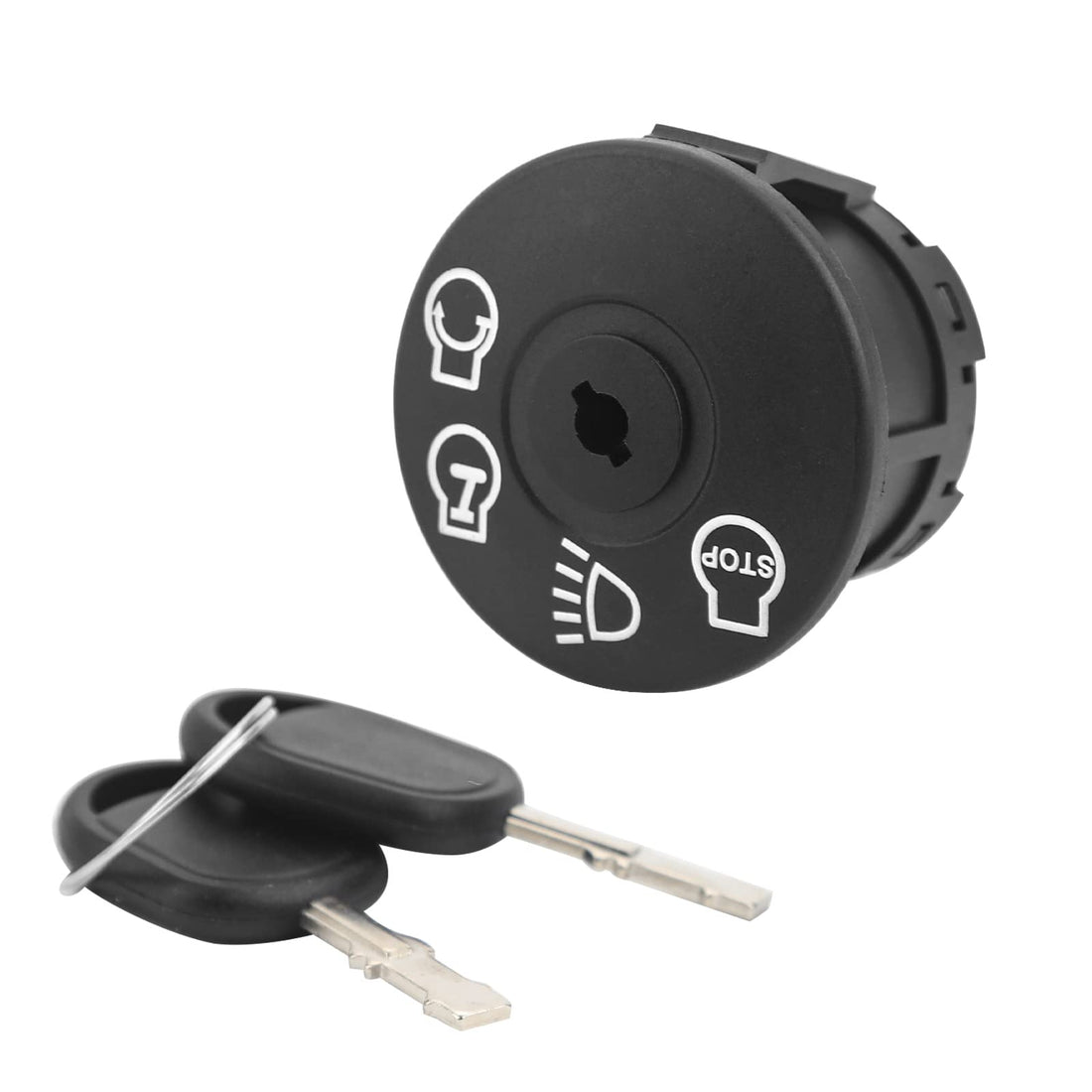 MINSTAR Starter Ignition Switch with Keys for Lawn Mower Riders