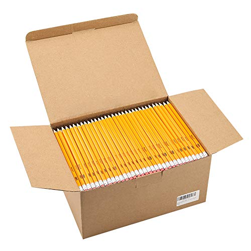 Yield dozens with a bulk pack of yellow wood case pencils.