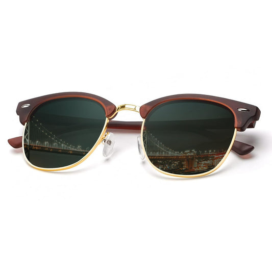 Polarized Metal Frame Sunglasses for Men