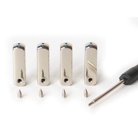 Metal Aglets Shoelace Tips Set