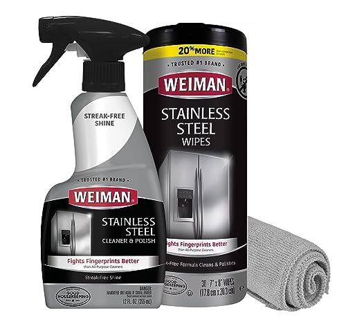 Shine Like New with Weiman Stainless Steel Appliance Cleaner Solution Daily.