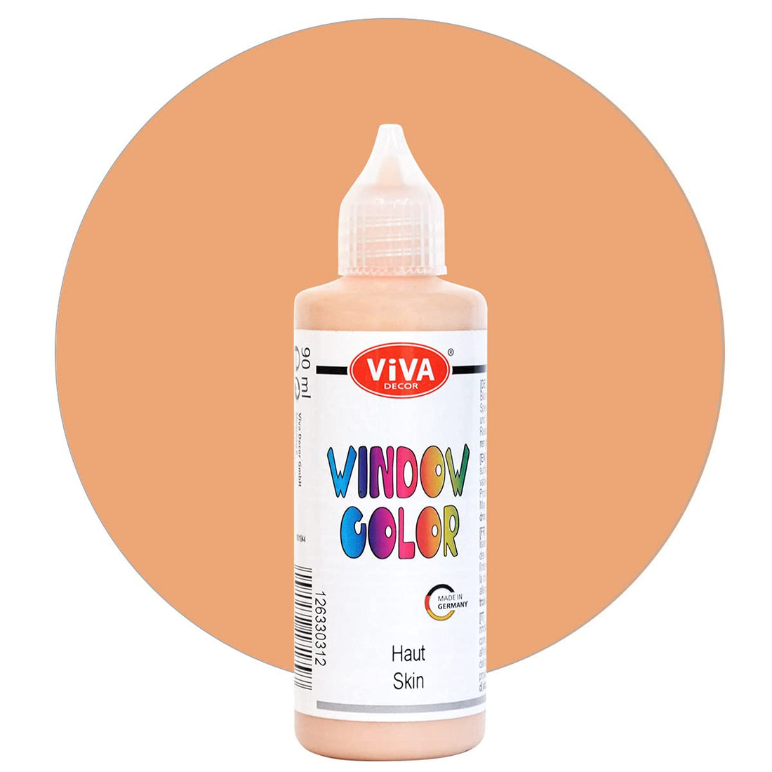 Viva Decor Window Colour (Skin, 90 ml) Window Paints for Removable Pictures and Stickers for ...