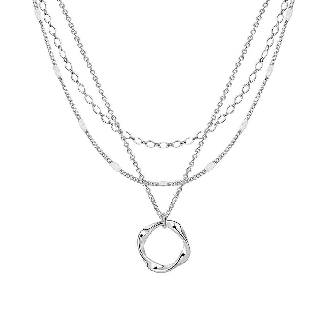 Unraveling the Allure of Layered Elegance: A Guide to Stackable Silver Necklaces Here is the title...
