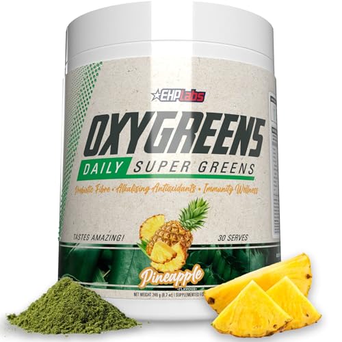 HEALTH & WELLNESS Focus Green Superfood Supplement with Pineapple Addition.