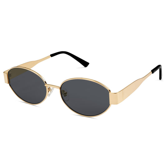 SOJOS Retro Oval Sunglasses for Women Men Trendy Sun Glasses Classic Shades UV400 Protection ...