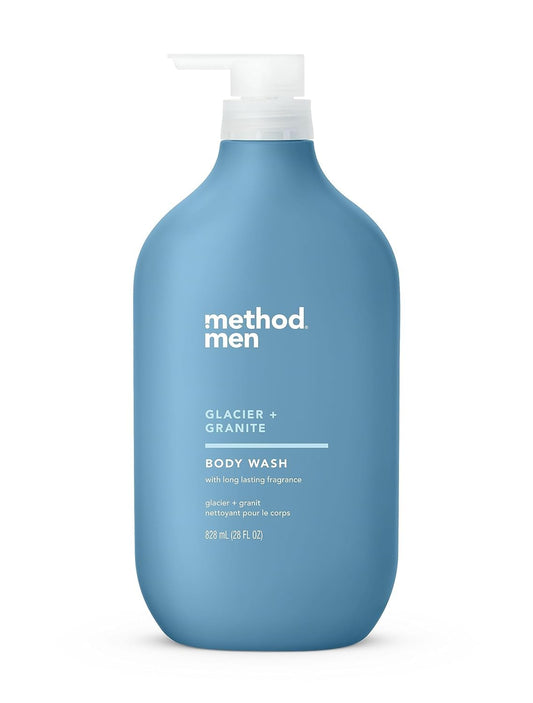 Experience invigorating freshness with Method Men Body Wash, Glacier + Granite.