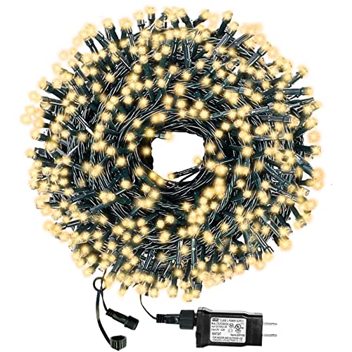 Waterproof Outdoor Christmas Lights - 105FT UL Certified LED String Lights.