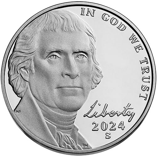 2024 S Proof Jefferson Nickel US Mint Choice Uncirculated.