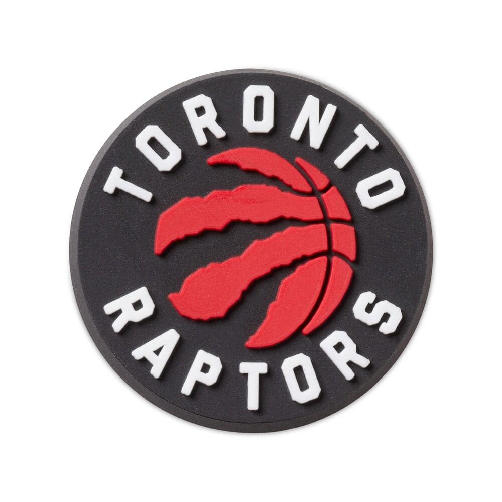Official Toronto Raptors Crocs NBA Shoe Charms for Kids One Size.