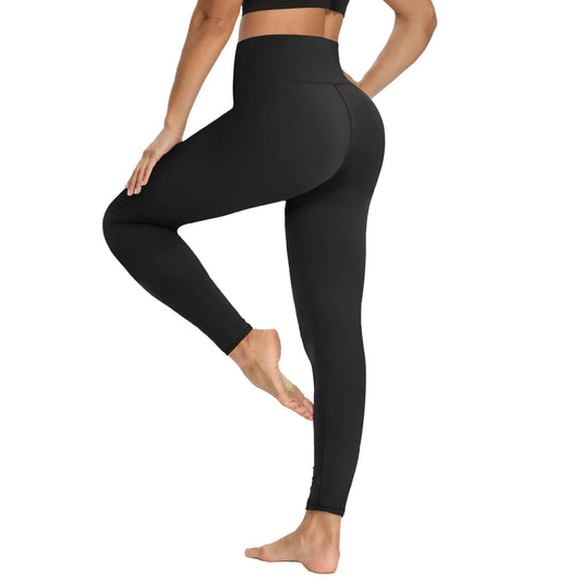 YOLIX Workout Leggings for Women - High Waisted Yoga Pants Tummy Control Compression for Running.