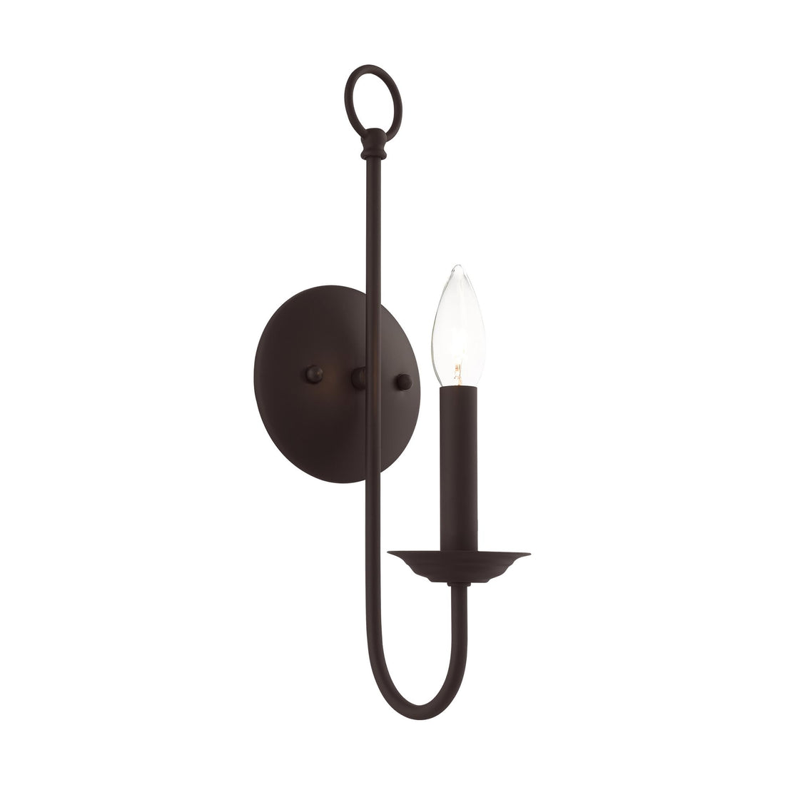 Livex Lighting 42681-07 Steel Wall Sconce with Bronze Finish
