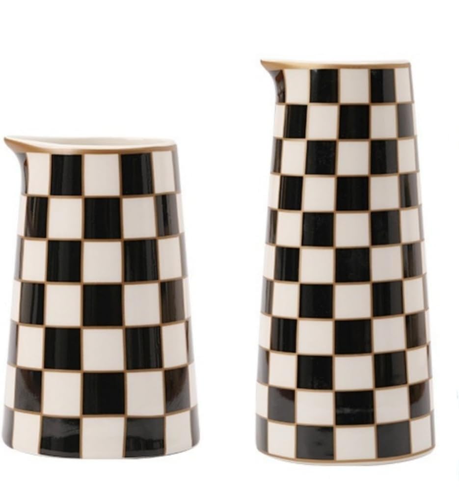 Porcelain Flower Vase Set of 2