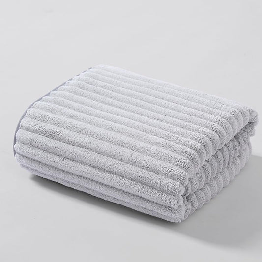 Premium Coral Velvet Bath Towel - 28 x 56 Ultra-Fine Fiber Towel for Bathroom, Fitness