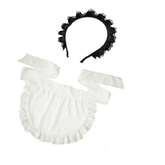 French Maid Costume Apron for Women
