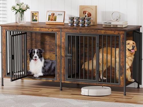 Double Dog Crate Furniture
