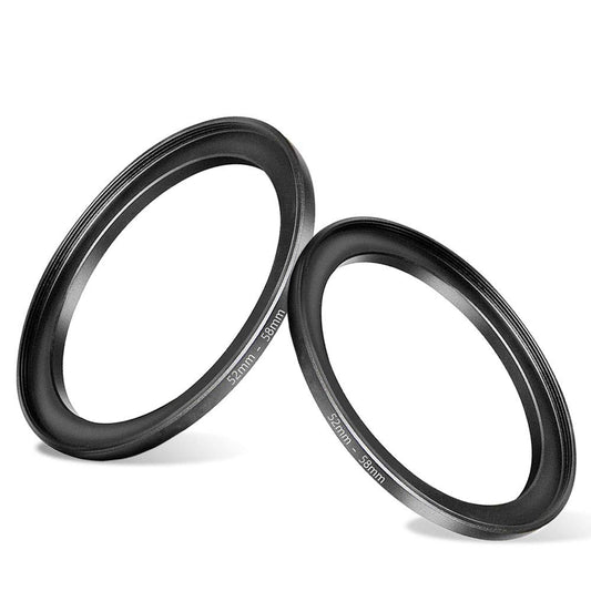 52mm to 58mm Step-Up Lens Filter Adapter Rings