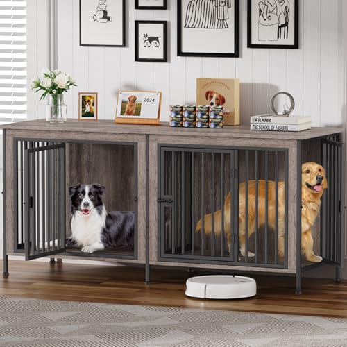 Large Double Dog Crate Furniture