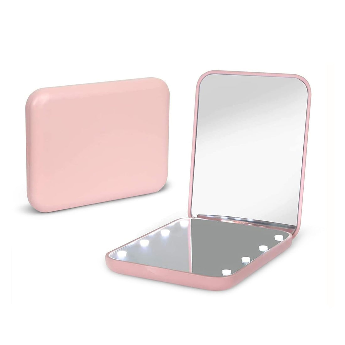 Mini LED Makeup Mirror with Folding Design for Travel Purses Daily