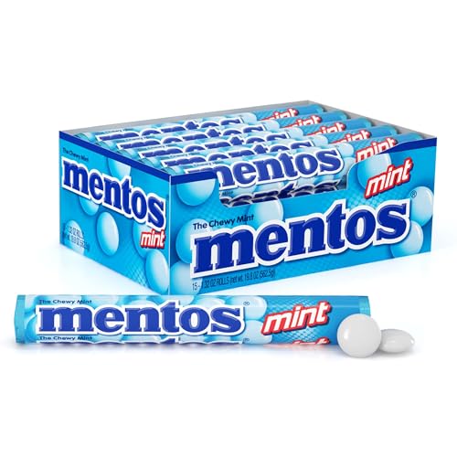 Mentos Chewy Mint Candy Rolls (Multiple Flavor Variety Pack)