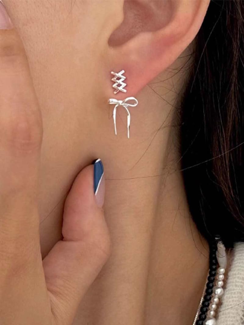 Elegant Metal Bow Earrings for Women: Timeless Sophistication Redefined Daily